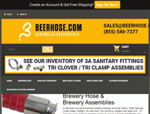 Tablet Screenshot of beerhose.com